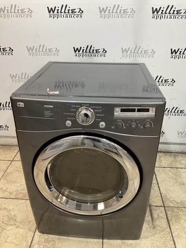 [100237] Lg Used Natural Gas Dryer 27inches (Grey) 