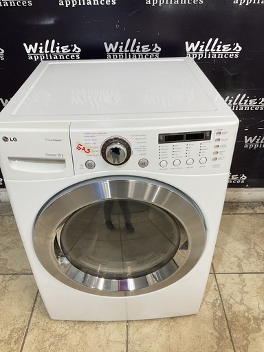 [100236] Lg Used Natural Gas Dryer 27inches (White) 