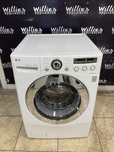 [100222] Lg Used Washer Front-load 27inches (White) 