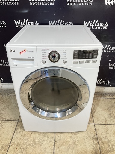 [100248] Lg Used Natural Gas Dryer 27inches (White) 