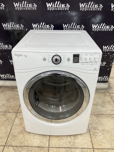 [100244] Whirlpool Used Electric Dryer 220volts (30 AMP) 27inches (White) 
