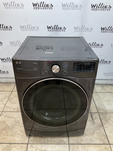 [100230] Lg Used Natural Gas Dryer 27inches (Dark Grey) 