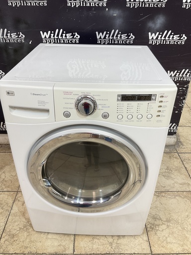 [100256] Lg Used Electric Dryer 220volts (30 AMP) 27inches {3 prong} (White) 