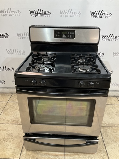[100268] Frigidaire Used Natural Gas Stove 30inches (Stainless Steel) 