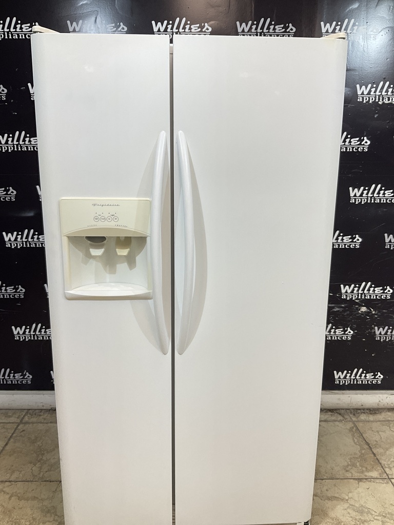 Frigidaire Used Refrigerator Side by Side 36 1/2” x 69” (White) 