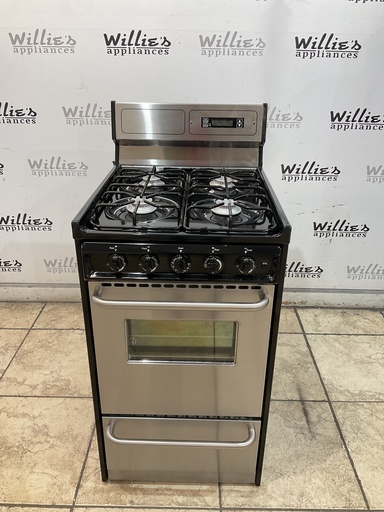 [100250] Frigidaire Used Natural Gas Stove 20inches (Stainless Steel)