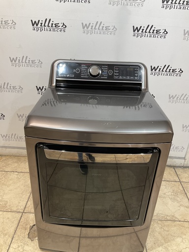 [100284] Lg Used Electric Dryer 220volts (30 AMP) 27inches {3 prong} (Dark Grey)