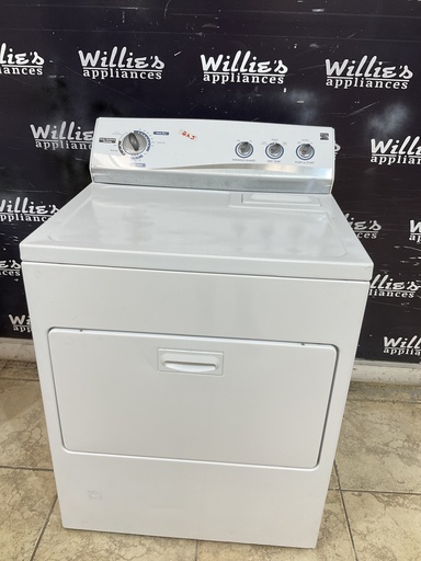 [100286] Kenmore Used Natural Gas Dryer 29inches (white) 