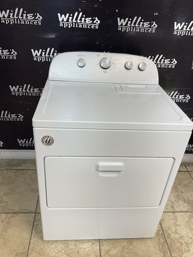[100296] Whirlpool Used Electric Dryer 220volts (30 AMP) 29inches {4 prong} (White) 