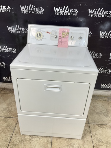 [100329] Kenmore Used Natural Gas Dryer 27inches (white) 