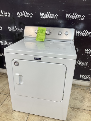 [100344] Maytag Used Electric Dryer 220volts (30 AMP) 29inches {3 prong} (White) 