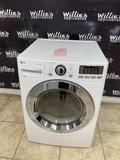 [100343] Lg Used Natural Gas Dryer 27inches (White) 