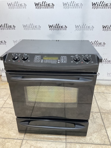 [100337] Ge Used Electric Stove 220volts (40/50 AMP) 30inches {no cord} (Black) 