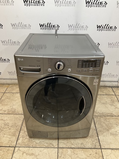 [100354] Lg Used Washer Front-load 27inches (Grey) 