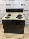 Hotpoint Used Electric Stove 220volts (40/50 AMP) 30inches {no cord} (Bisque/Black) 
