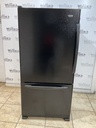 Amana Used Refrigerator Top and Bottom Mount 32 1/2” x 69 1/2” (Black) 