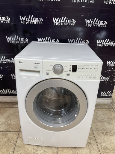[100528] Lg Used Washer Front-load 27inches (white) 