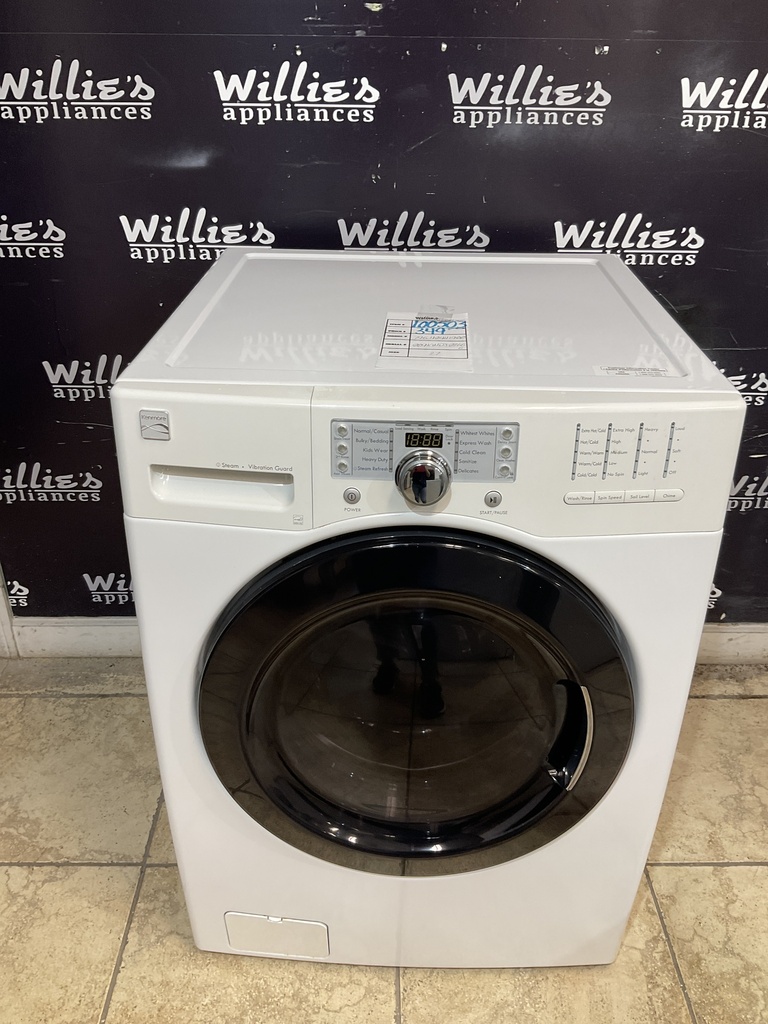 Kenmore Used Washer Front-load 27inches(White) 