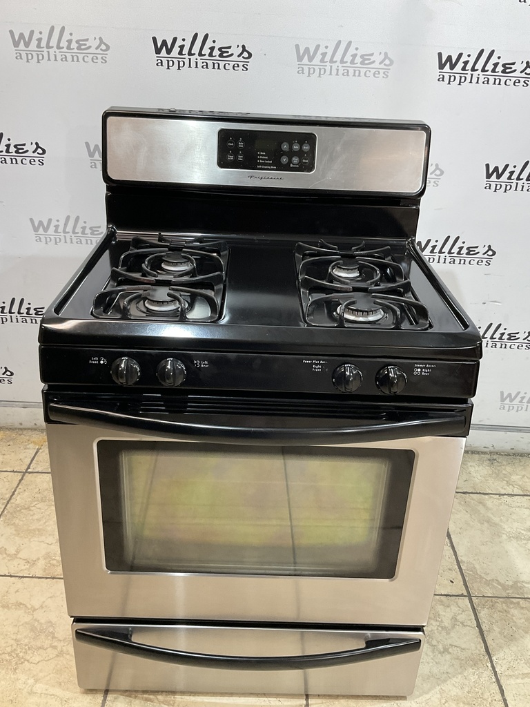 Frigidaire Used Natural Gas Stove 30inches (Stainless Steel) 