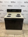Hotpoint Used Electric Stove 220volts (40/50 AMP) 30inches {no cord} (Bisque/Black) 