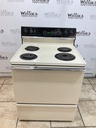 Hotpoint Used Electric Stove 220volts (40/50 AMP) 30inches {no cord} (Bisque/Black)