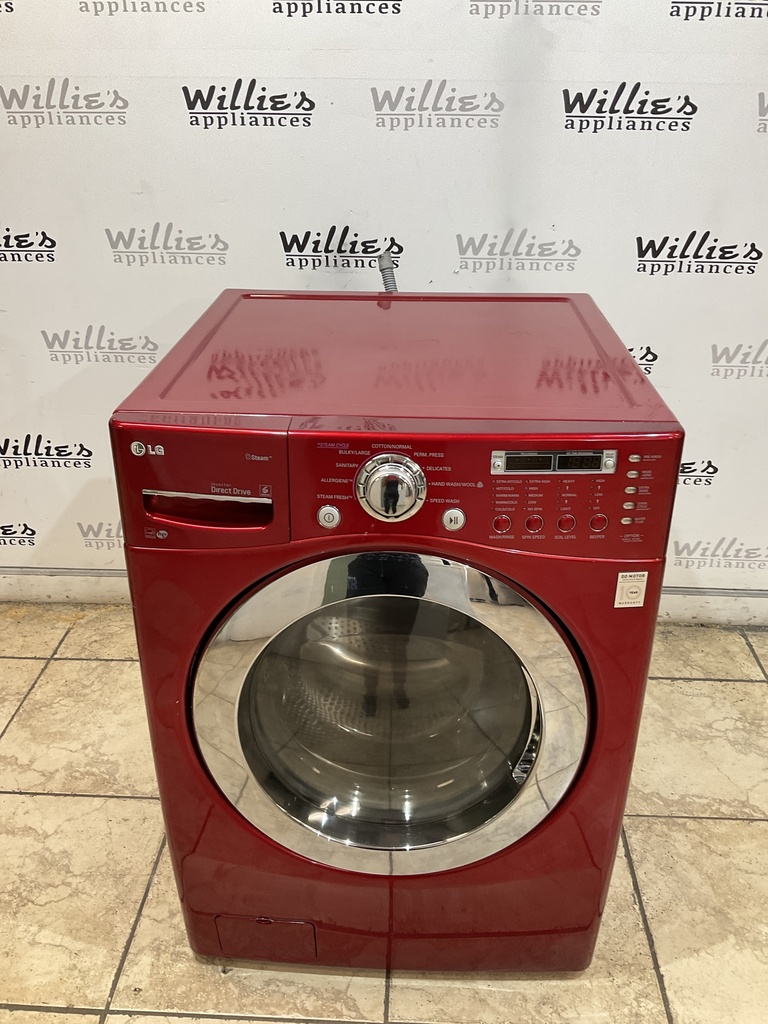 Lg Used Washer Front-load 27inches (Red) 