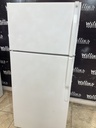 Ge Used Refrigerator Top and Bottom 28x65 (White) 