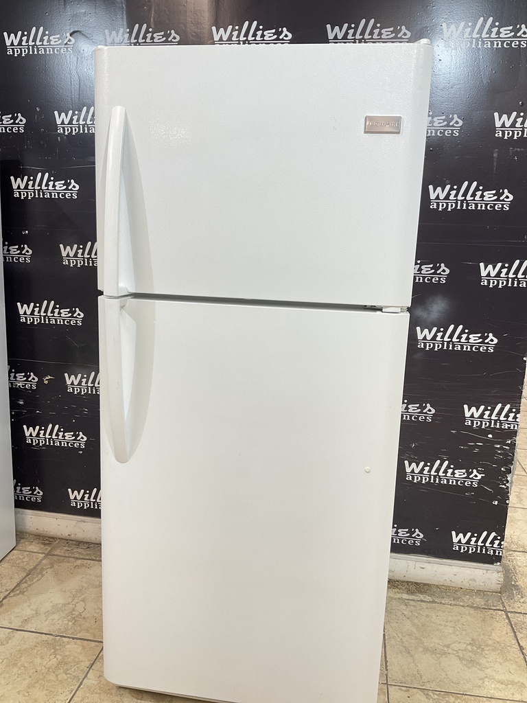 Frigidaire Used Refrigerator Top and Bottom 30x69 (White) 
