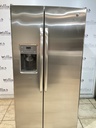 Ge Used Refrigerator Side by Side 36x69 1/2” (Stainless Steel) 