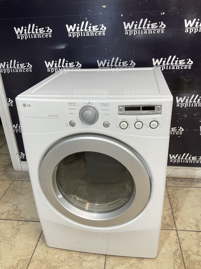 Lg Used Electric Dryer 220volts (30 AMP) 27inches {3 prong} (White) 