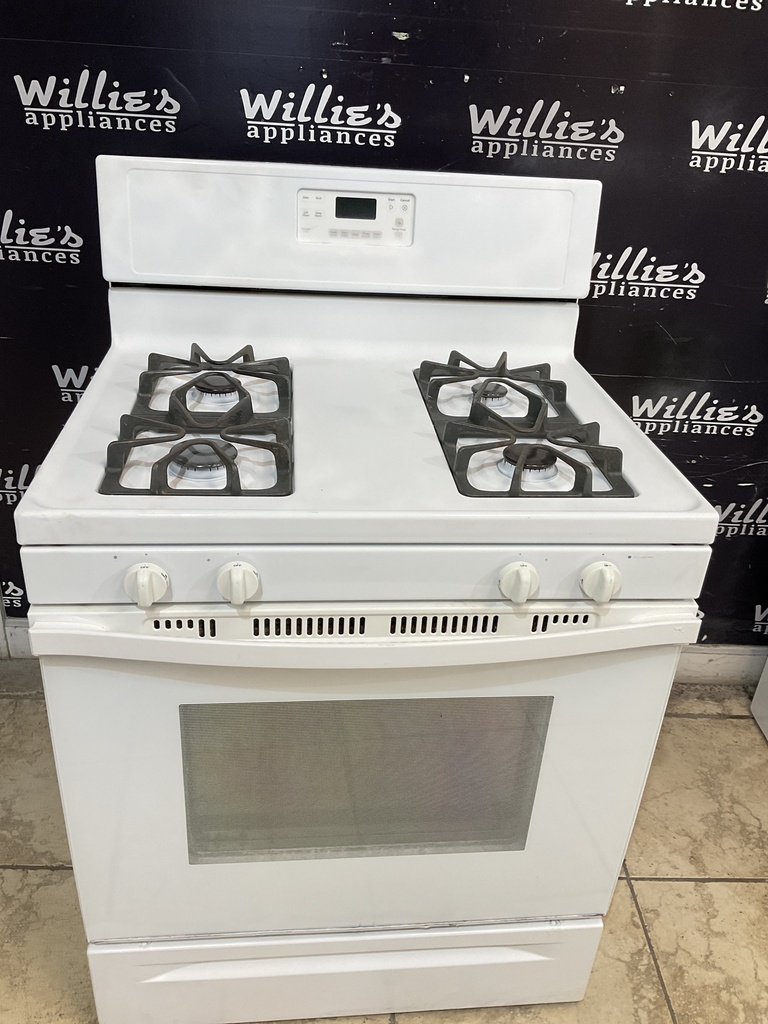 Whirlpool Used Natural Gas Stove 30inches (White) 