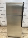 Ge Used Refrigerator Top and Bottom 28x64 1/2” (Stainless Steel) 