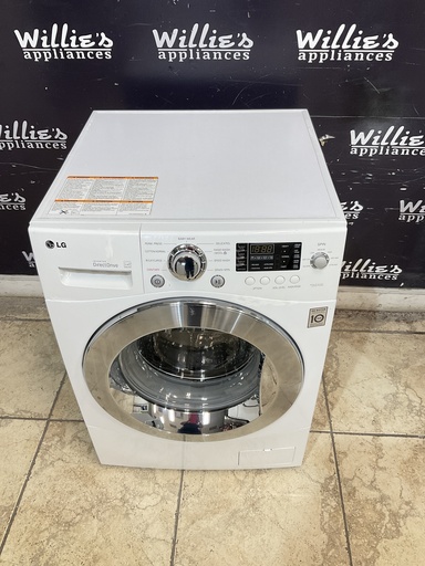 [100886] Lg Used Washer Front-load 23 1/2” (White) 