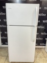 Frigidaire Used Refrigerator Top and Bottom 30x65 1/2” (White) 
