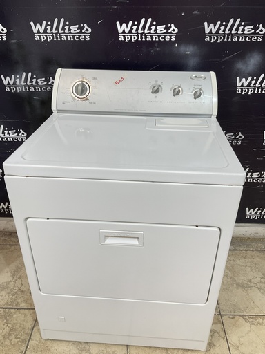 [100929] Whirlpool Used Natural Gas Dryer 29inches (White) 
