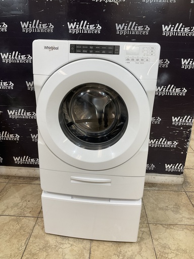[101070] Whirlpool Used Washer Front-load 27inches (white) 