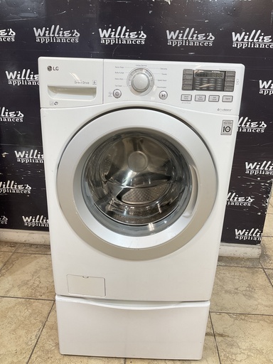 [101064] Lg Used Washer Front-load 27inches (White) 