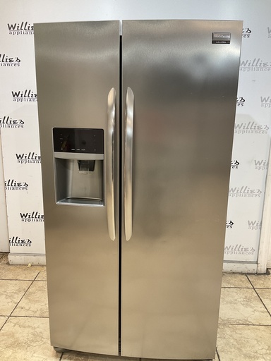 [101072] Frigidaire Used Side by Side Counter Depth 36x69 1/2” (Stainless Steel) 