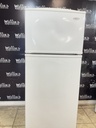 Whirlpool Used Refrigerator Top and Bottom 28x68 (White) 