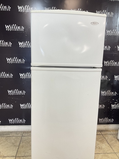 [101108] Whirlpool Used Refrigerator Top and Bottom 28x68 (White) 