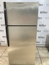 Ge Used Refrigerator Top and Bottom 28x64 1/2” (Stainless Steel) 