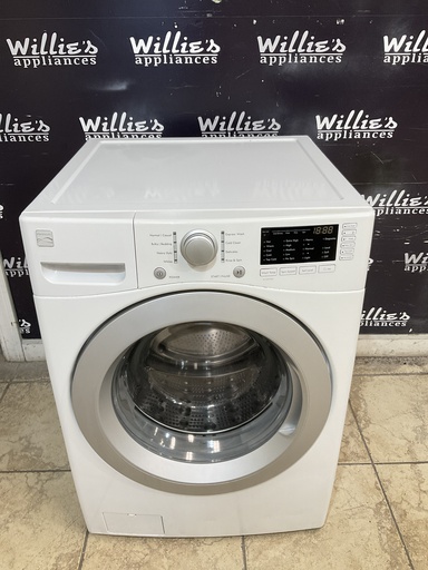 [101155] Kenmore Used Washer Front-load 27inches (White) 