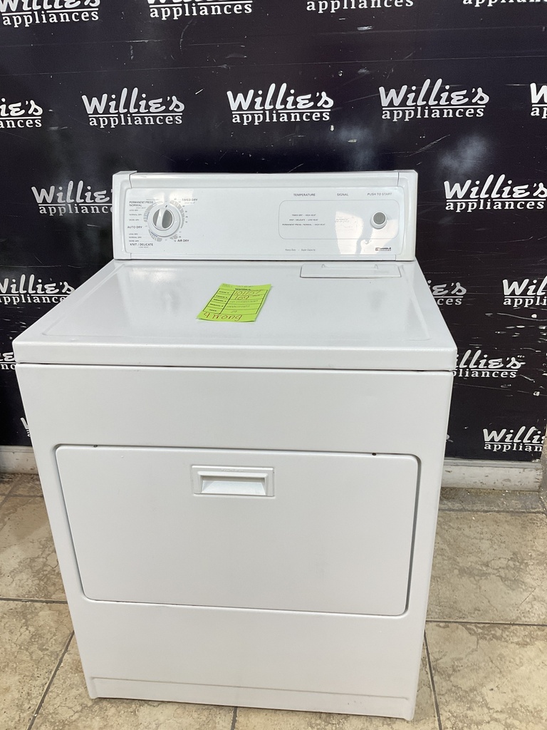 Kenmore Used Electric Dryer 220volts (30 AMP) 29inches {4 prong} (White) 