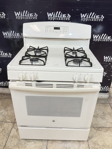 [101188] Ge Used Natural Gas Stove 30inches (Bisque) 