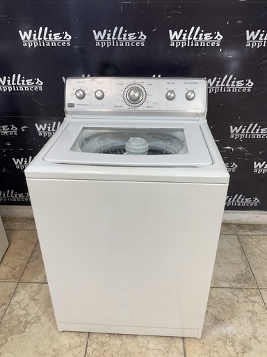 [101184] Maytag Used Washer Top-load 27inches (White) 