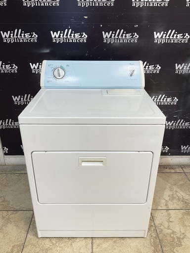 [101208] Whirlpool Used Electric Dryer 220volts (30 AMP) 29inches {3 prong} (White) 