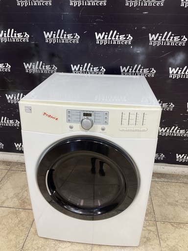 [101219] Kenmore Used Gas Propane Dryer 27inches (White) 