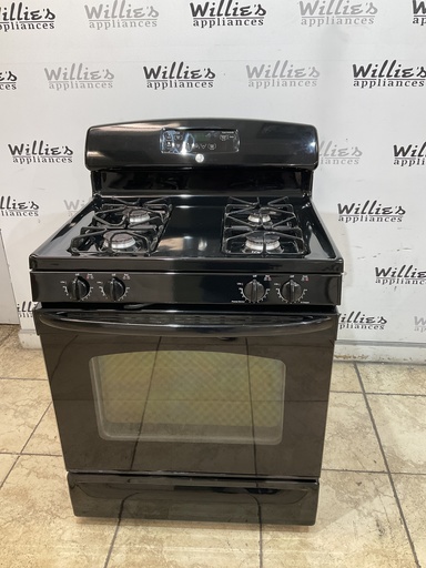 [101269] Ge Used Natural Gas Stove 30inches (Black) 