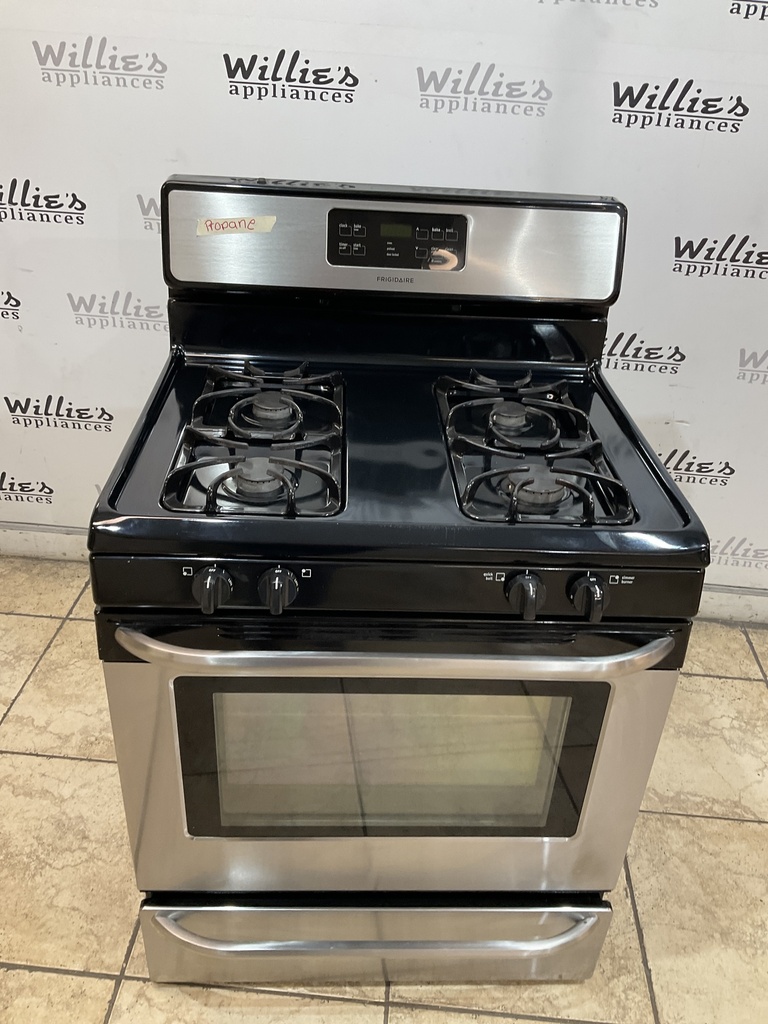 Frigidaire Used Gas Propane Stove 30inches (Stainless Steel)
