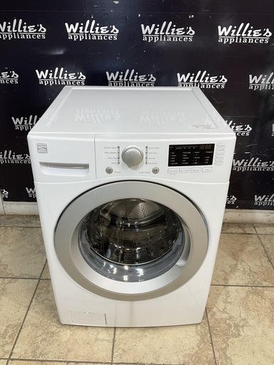 [101263] Kenmore Used Washer Front-load 27inches (White) 